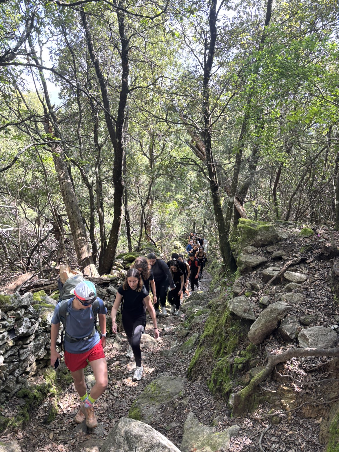 Baliri, le départ — traces du sentier